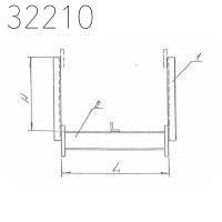 Подвеска траверсы металлической подвесной 0312.48 6,5 мм МПж21