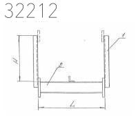Подвеска траверсы металлической подвесной 0312.48 75 мм МПж9