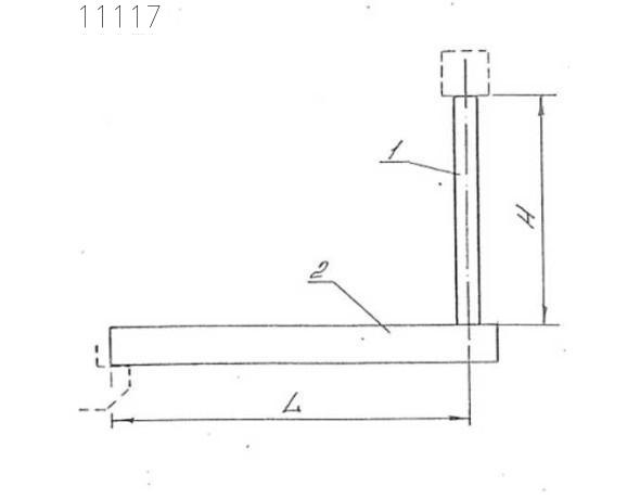 Траверса-балка металлическая подвесная 2 мм 0312.53.00.000-16 СБ