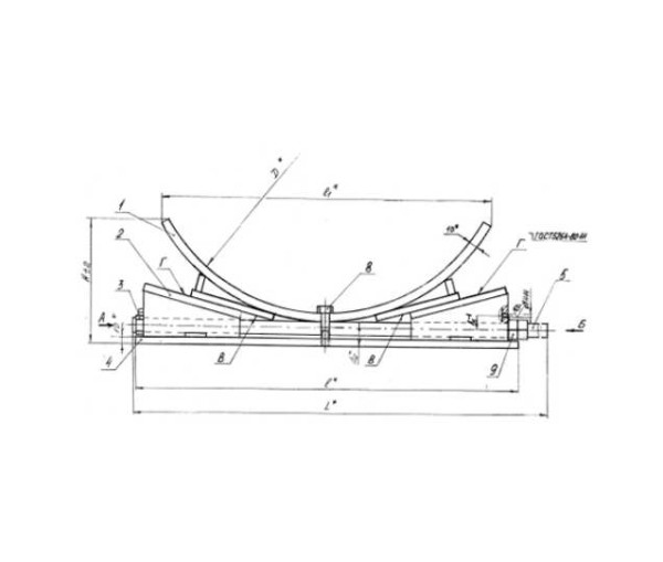 Регулируемая опора для труб