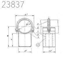 Опора скользящая диэлектрическая Т.16.20 426 мм