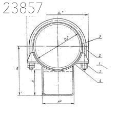 Опора скользящая диэлектрическая Т.17.10 325 мм