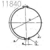 Фланец опорный 1ФО-12 405 мм