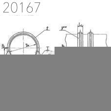 Опора хомутовая неподвижная Л8-150.000-01 219 мм