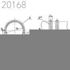 Опора хомутовая неподвижная Л8-150.000-02 219 мм