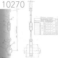 Крепление одной трубы на подвеске DN 57 Pmax 59 200°C 0312.18.00.000 СБ