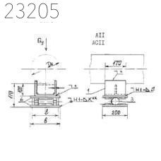 Опора корпусная хомутовая тип 159-КХ-А11 ОСТ 36-146-88