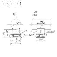 Опора корпусная хомутовая тип 108-КХ-А22 ОСТ 36-146-88