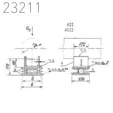 Опора корпусная хомутовая тип 133-КХ-А11 ОСТ 36-146-88