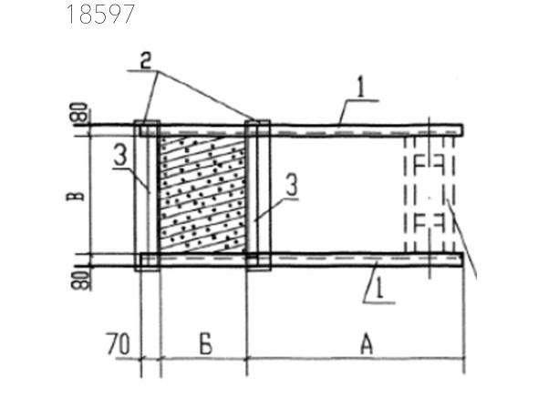 Крепления трубопроводов ККЖ11-100-10 Т-ММ-08-2009-10