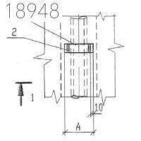 Крепления трубопроводов КПМ1-140-48 Т-ММ-08-2009-16
