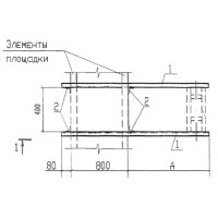 Крепления трубопроводов КПМ13-130-10 Т-ММ-08-2009-21