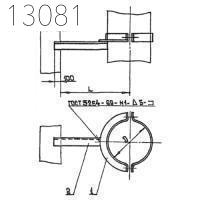 Кронштейн опорный 5КВВ-16 630 мм