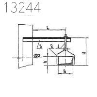 Кронштейн с подвеской 6КГВ-51 600х600 мм