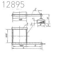 Кронштейн с подвеской 4КГВ-25 300х300 мм