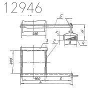 Кронштейн с подвеской 4КГВ-46 500х1000 мм