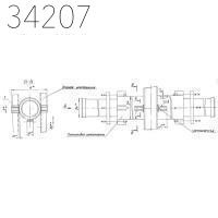 Опора неподвижная двухупорная 530 мм ТС-665.00.00