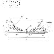 Регулируемые опоры трубопроводов 1000 мм 9.106.2130.000-04