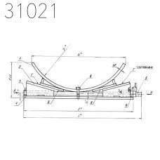 Регулируемые опоры трубопроводов 600 мм 9.106.2130.000-05