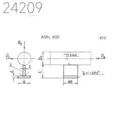 Опора тавровая хомутовая тип 133-ТХ-Б12 ОСТ 36-146-88