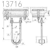 Опора А14Б 321.000-01 СБ 50 мм