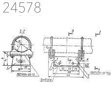 Опора подвижная ОПХ1-100.45 ОСТ 36-94-83