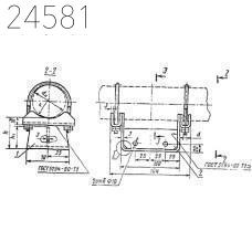 Опора подвижная ОПХ1-70.38 ОСТ 36-94-83