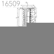 Блок пружинный для опор трубопроводов 196х217 мм ОСТ 108.275.69-80