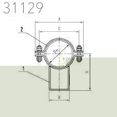 Хомутовые скользящие опоры 108 мм СТО 79814898 131-2009