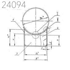 Опора скользящая Т.15.25 630 мм