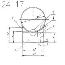 Опора скользящая Т.15.28 720 мм