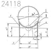 Опора скользящая Т.15.29 720 мм