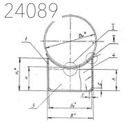 Опора скользящая Т.15.30 720 мм