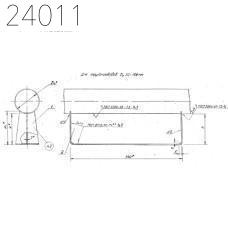 Опора скользящая Т.14.39 630 мм