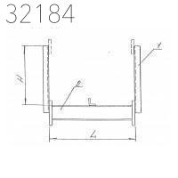 Траверса металлическая подвесная 0312.48 90х0,6 1,2 тс МТж1