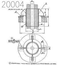 Втулка для прохода через перекрытие Л8-145.000-02 57 мм